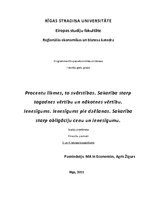 Konspekts 'Procentu likmes, to svārstības. Sakarība starp tagadnes vērtību un nākotnes vērt', 1.