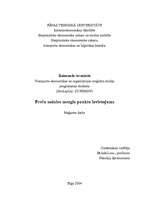 Diplomdarbs 'Preču sadales mezgla punktu izvietojums', 1.