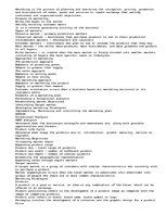 Eseja 'Marketing', 1.