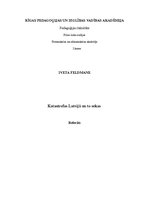 Referāts 'Valstī iespējamās dabas katastrofas un to sekas', 1.