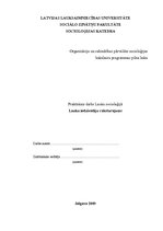 Referāts 'Lauku iedzīvotāju raksturojums', 1.