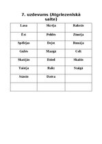 Konspekts 'Zelta stunda 3.klase Darbības vārds (tagadne, pagātne, nākotne, nenoteiksme)', 2.