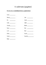 Konspekts 'Zelta stunda 3.klase Darbības vārds (tagadne, pagātne, nākotne, nenoteiksme)', 6.