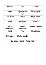 Konspekts 'Zelta stunda 3.klase Darbības vārds (tagadne, pagātne, nākotne, nenoteiksme)', 9.