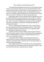 Eseja 'Kas ir patlaban visdrūmākais pasaulē?', 1.