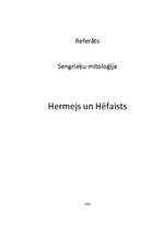 Referāts 'Hermejs un Hēfaists', 1.