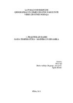Referāts 'Gaisa temperatūra - mainība un dinamika', 1.