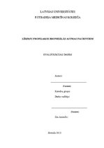 Referāts 'Lēkmju profilakse bronhiālās astmas pacientiem', 1.