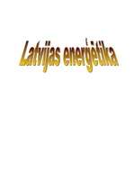 Referāts 'Latvijas enerģētika', 1.