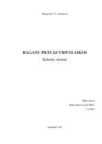 Referāts 'Raganu prāvas viduslaikos', 1.