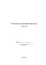 Referāts 'Temperamentu tipu psiholoģiskais raksturojums', 1.