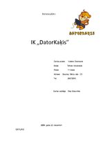 Biznesa plāns 'IK "DatorKaķis"', 1.