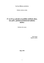 Referāts '17. un 18.gadsimta gleznās un grafikās attēlotās ainas, kur pērk, pārdod un kole', 1.