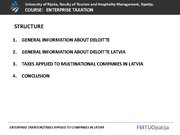 Referāts 'Corporate Taxes', 16.