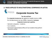 Referāts 'Corporate Taxes', 25.