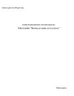 Eseja 'Vilis Lācītis “Stroika ar skatu uz Londonu”', 1.