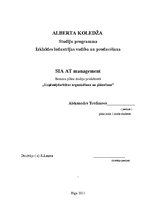 Biznesa plāns 'Biznesa plāns SIA "AT management"', 1.