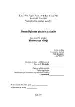 Prakses atskaite 'Pirmsdiploma prakses atskaite par mācību praksi Tiesībsarga birojā', 1.
