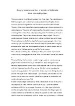 Eseja 'Semiotics of Multimedia Music Video by Rhye-Open', 1.