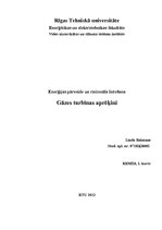 Paraugs 'Gāzes turbīnas aprēķini', 1.