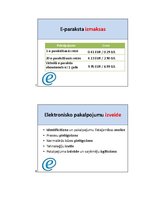 Referāts 'E-pakalpojumu attīstība Latvijā', 22.