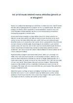 Eseja 'Vai un kā nauda ietekmē manas attiecības ar ģimeni un draugiem', 1.