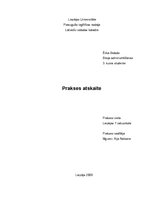 Prakses atskaite 'Biroja administrators', 1.