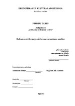 Referāts 'Dziesmu svētku organizēšanas un nozīmes analīze', 1.