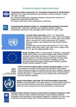 Konspekts 'Starptautiskās organizācijas', 1.