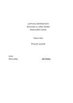 Prakses atskaite 'Prakse finanšu analīzē', 1.