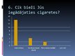 Prezentācija 'Aptauja "Smēķēšana"', 9.