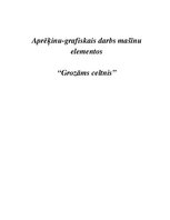 Paraugs 'Aprēķinu grafiskais darbs mašīnu elementos - grozāms celtnis', 1.