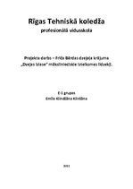 Konspekts 'Friča Bārdas dzejoļa krājuma "Dzejas izlase" mākslinieciskie izteiksmes līdzekļi', 1.