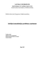 Referāts 'Iekšējās komunikācijas problēmas uzņēmumā', 1.