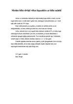 Eseja 'Medus bišu tēviņš vēlas iepazīties ar bišu mātīti', 1.