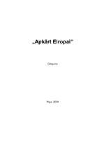 Referāts 'Ceļojums „Apkārt Eiropai”', 1.