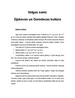 Konspekts 'Volgas somi: Djakovas un Gorodecas kultūras', 1.
