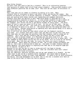 Eseja 'Blue Collar Student. About Part Time Jobs for Students', 1.