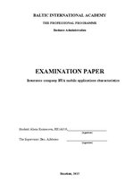 Referāts 'Apdrosināšanas kompānijas BTA mobilās aplikācijas raksturojums', 3.