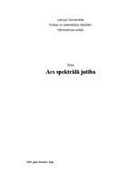 Referāts 'Spektrālā jutība', 1.