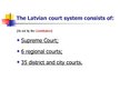 Prezentācija 'Court System in Latvia', 2.
