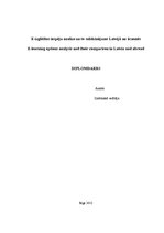 Diplomdarbs 'E-izglītības iespēju analīze un to salīdzinājums Latvijā un ārzemēs', 1.