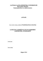 Referāts 'Laukaugu audzēšanas plāns zemnieku saimniecībā "Purmalieši"', 1.