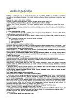 Konspekts 'Audiologopēdija', 1.