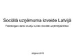 Prezentācija 'Sociālā uzņēmuma izveide Latvijā', 1.