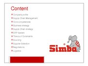 Referāts 'Analysis of Simba Dickie Group Enterprise', 10.