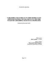Referāts 'Vardarbības izpausmes Ziemeļvalstu ģimnāzijā dažādās vecuma grupās un veicamie p', 1.