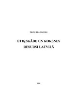 Referāts 'Literatūras apskats par etiķskābi un koksnes resursiem Latvijā', 1.