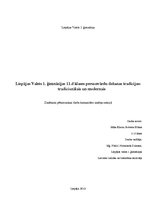 Referāts 'Personvārdu došanas tradīcijas: tradicionālais un modernais', 1.