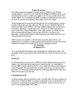 Konspekts 'What Is 3G Wireless', 1.